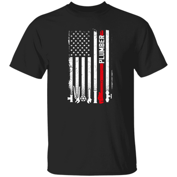 Plumber Gift Lover American Flag My Plumber