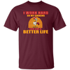 Funny Rooster And Work Hard Chickens Gift Unisex T-Shirt