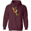 Donkey Colored Design Jackass Mule For Animal Lovers Owners True Friend Colorful Pullover Hoodie