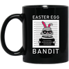 Cute Happy Easter Egg Bandit Easter Bunny