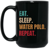 Eat Sleep Water Polo Repeat, Retro Water Polo Player Gift