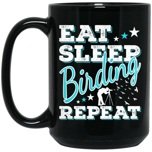 Eat Sleep Birding Quote Funny Bird Spotter