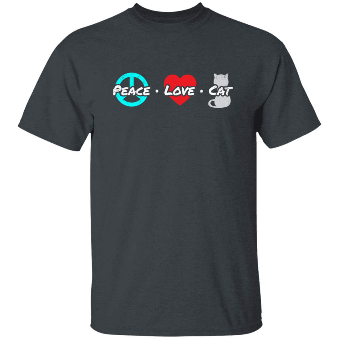 Peace Love Cat Cat Lover Funny Gift, Cat Lover