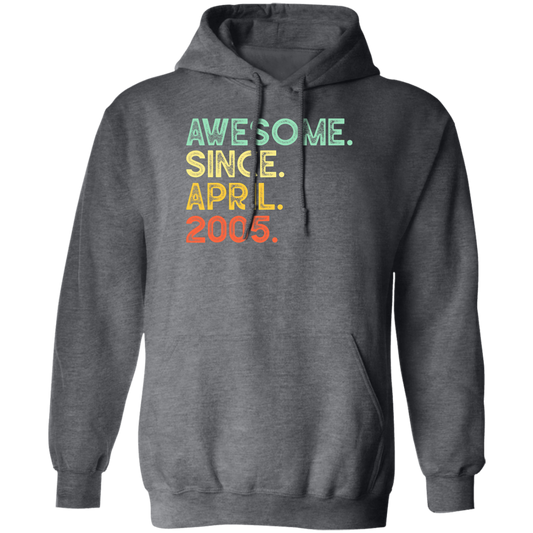 Awesome Since April 2005 Premium Pullover Hoodie