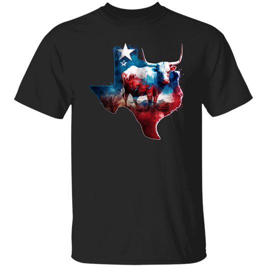 Love Texas, Cow In Texas, Best Of Texas, Best Cow Lover Gift, Texas Cow Unisex T-Shirt