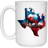 Love Texas, Cow In Texas, Best Of Texas, Best Cow Lover Gift, Texas Cow White Mug