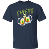 Patrick Party, Cheers With Beers And Shamrock, Love Beer And Shamrock Unisex T-Shirt