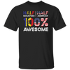 Love My Country, Half Is Moldovan, Half American, All Awesome, Best Borned Citizenship Unisex T-Shirt