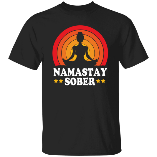 Namastay Sober, Retro Sobriety, Love To Do Yoga, Retro Yoga, Best Yoga Ever Unisex T-Shirt