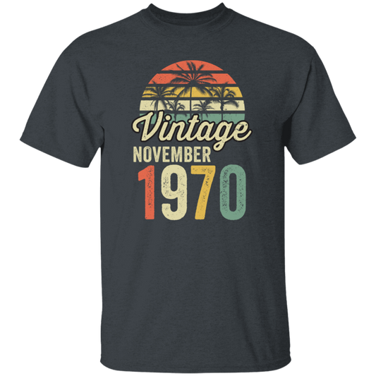 Vintage Since November 1970, 50th Anniversary, Retro 50th Birthday Gift