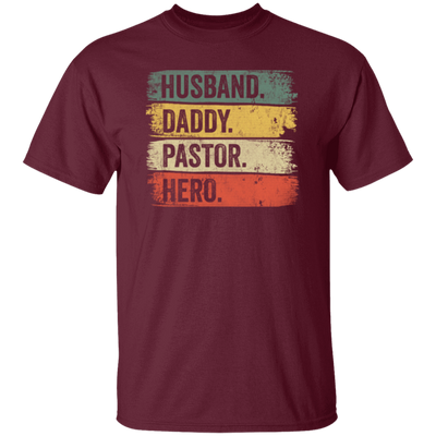 Retro Husband Gift Husband Daddy Pastor Hero