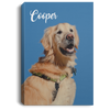 Personalized Pet Photo And Name Canvas, Custom Dog Lover Canvas CB111