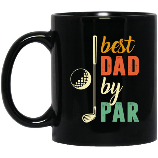 Retro Golf Best Dad By Par, Daddy of the year gift