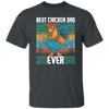 Saying Best Chicken Dad Ever, Distressed Poultry Farmer Gift