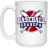 Baseball Grandfather Father Day Mug, Baseball  Lover Dad