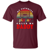 My Favorite Player Calls Me Daddy, Love Hockey, Retro Hockey Love Gift Unisex T-Shirt