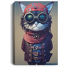 Tiny Cute Cyberpunk pirate Cat, Pixar style, Goggles, Hyperdetailed, Pirate Hat