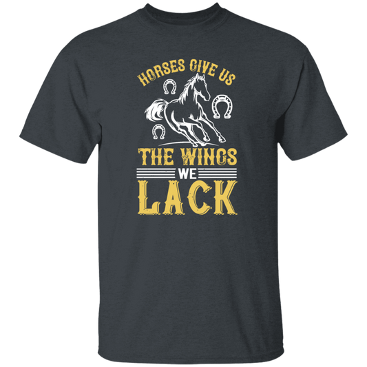 Horse Lover Gift, Horses Give Us The Wings We Lack, Retro Horse Love Gift, Best Horse Unisex T-Shirt