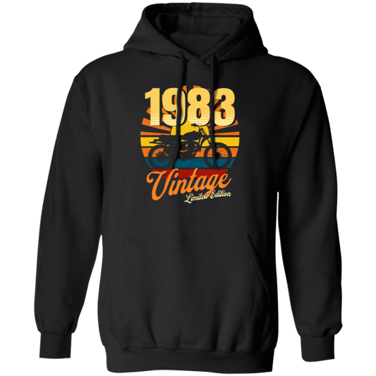 Vintage 1983 Gift, Motorbike Lover, Born In 1983, Limited Edition