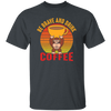 Coffee Lover, Be Brave And Drink Coffee, Retro Monkey Gift, Coffee Lover