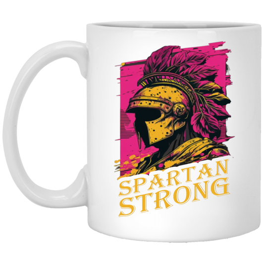 Love Spartan, Spartan Gift, Strong Man, Spartan Strong, Greece Style, Troy Fan, Aphrodite White Mug