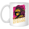 Love Spartan, Spartan Gift, Strong Man, Spartan Strong, Greece Style, Troy Fan, Aphrodite White Mug