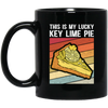 This Is My Lucky Key Lime Pie, Love Baking, Best Lime Pie, Pie Lover Gift Black Mug