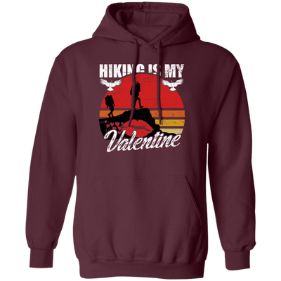 Hiking Is My Valentine Hiker Camper Retro Gift