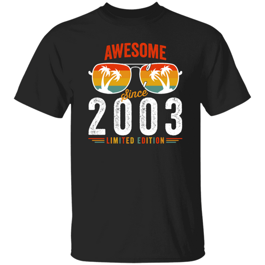 Anniversary 2003 Gift, Awesome Since 2003, Tropical Love, Limited Edition Unisex T-Shirt