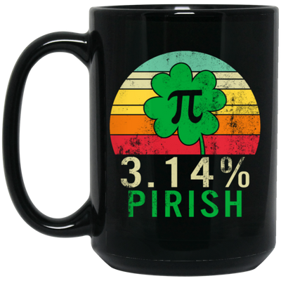 Funny Pi Day Shirt 3.14_ Pirish Vintage Irish