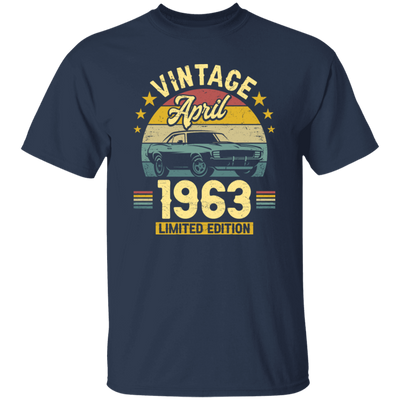 This 1963 Limited Edition T-Shirt is the perfect gift to commemorate special occasions in April 1963. Its retro style is perfect for any birthday or other special occasion. Made from 100% ring spun cotton and machine washable, it's designed to last.