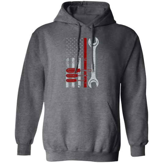 American Tool Gift, Patriotic Mechanic Gifts, Love Patriotics, American Lover Pullover Hoodie