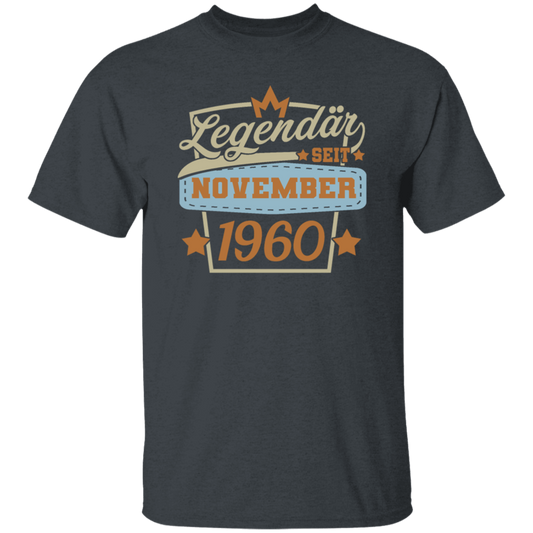 Retro Birthday Legendary Since November 1960 Gift Unisex T-Shirt