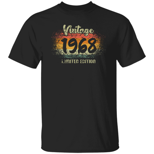 Vintage 1968 Limited Edition, Retro 52nd Birthday Gift