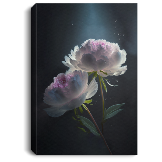 Beautiful And Delicate Peony Flowers, Peony Florals Canvas