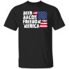 Beer Bacon Freedom Merica - American Flag