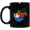 Ramen Cat Hopeless Ramentic Ramen Kawaii Noodle Black Mug