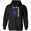 American Flag Gift, I Love Jesus And American Football, Rugby Lover Pullover Hoodie