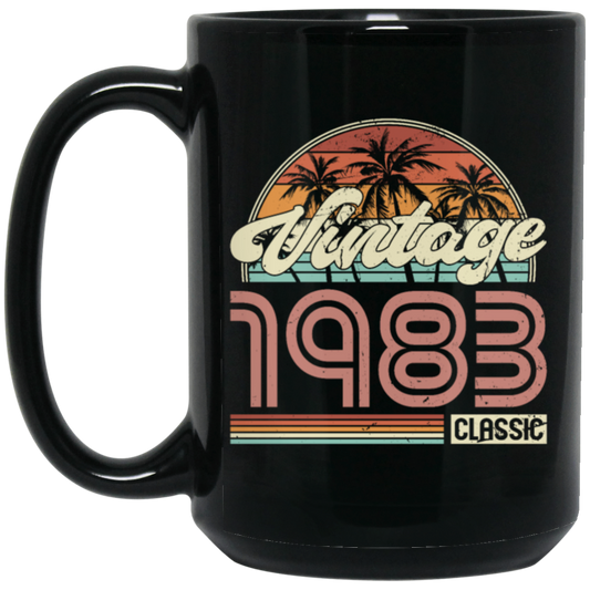 Tropical 1983, Vintage 1983 Classic, 1983 Retro Gift, Hawaii 1983