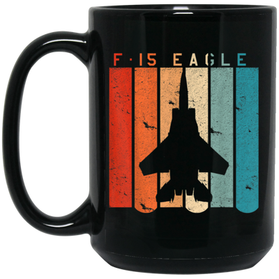 Retro F 15 Eagle Jet Fighter Vintage Aircraft Style