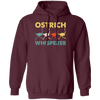 Vintage Ostrich Whisperer Retro, Love Ostrich, Retro Ostrich Pullover Hoodie