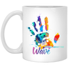 It's All About Wave Jeep Hand Wave White Mug