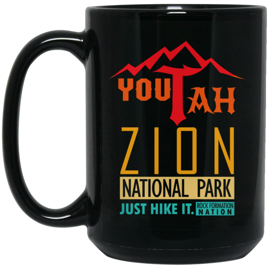 Zion National Park - YOUTAH Rock Formation Nation, Retro Zion National Park