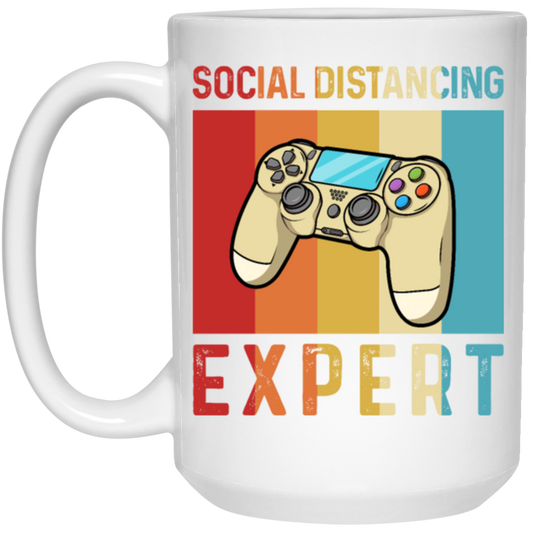 Retro Social Distancing Expert Funny Video Game