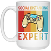 Retro Social Distancing Expert Funny Video Game