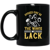 Horse Lover Gift, Horses Give Us The Wings We Lack, Retro Horse Love Gift, Best Horse Black Mug