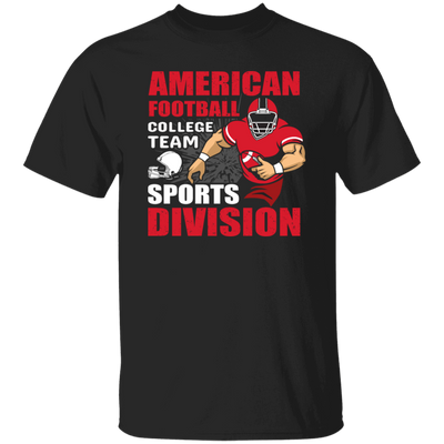 Love Rugby, American Football Gift, American Sport, College Team, Sports Division Unisex T-Shirt
