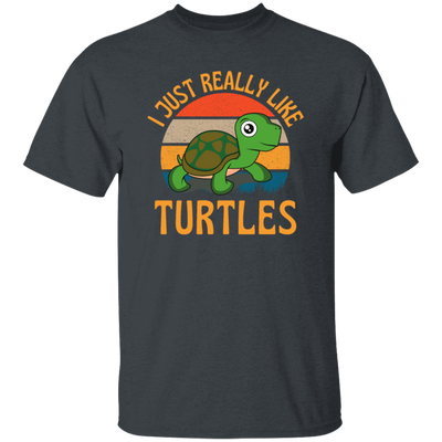 Retro I Just Really Like Turtles, Funny Turtles
