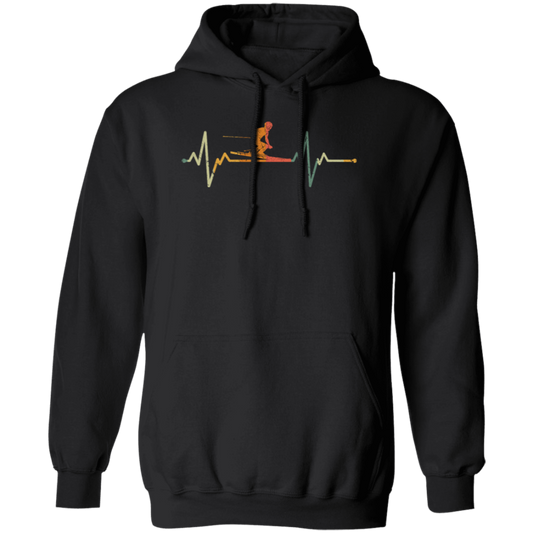 Retro Heartbeat Ski Gift Idea, Winter Sports