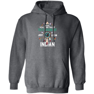 Trust The Government, Ask An Indian, Best Idian Gift Pullover Hoodie